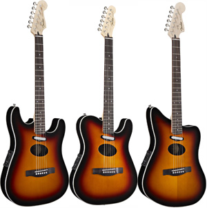 Fender USAから、ST／TE／JZMシェイプのエレアコ登場 | BARKS