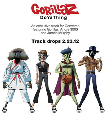 Gorillaz アウトキャストのアンドレ3000とのコラボを発表 Barks