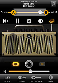 ヤマハ ギターアンプ Thr とiphone内の曲で練習できるiosアプリ Thr Session を無料提供 耳コピーにも最適 Barks