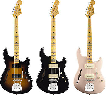 Fenderから「PAWN SHOP SEIRIES」登場、60年代後半から70年代中頃の 