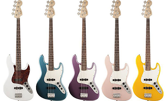 Squier by Fender、Jazz Bassの定番に国内限定の新色！「FSR Affinity