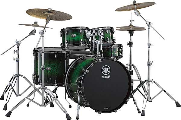 YAMAHA ライブカスタム 10×7 タム BKW タムホルダー、ケース付 器材