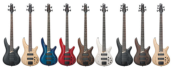 島村楽器×Ibanezのコラボによるベース4弦「Ibanez SSR630」と5弦 