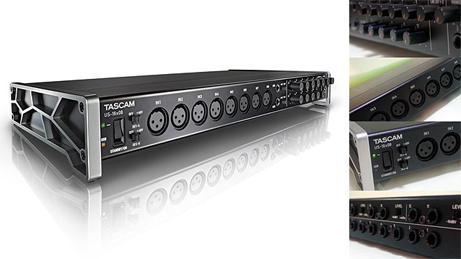 一番最安★TASCAM タスカム US-16X08 USBオーディオ/MIDIインターフェース/マイクプリアンプ ★新品送料込 オーディオインターフェース