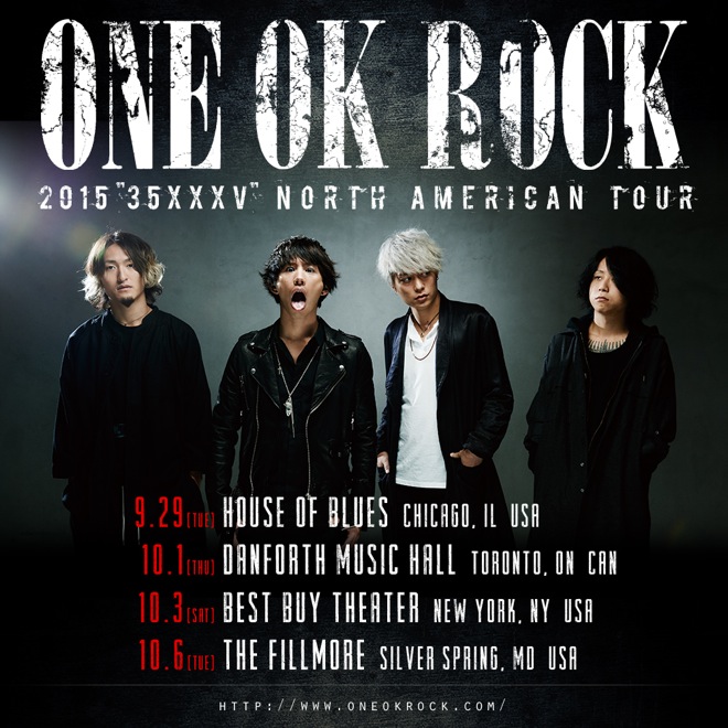 One Ok Rock 北米デビュー 全歌詞英語詞 35xxxv Deluxe Edition 発売 北米ツアー決定 Barks