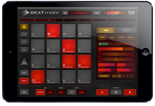 Uviのipad用音楽制作アプリ Beathawk が期間限定で割安に Barks