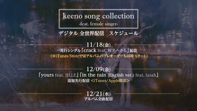 keeno song collection 椎名 へきる ボカロP CD セール店舗や値段 本