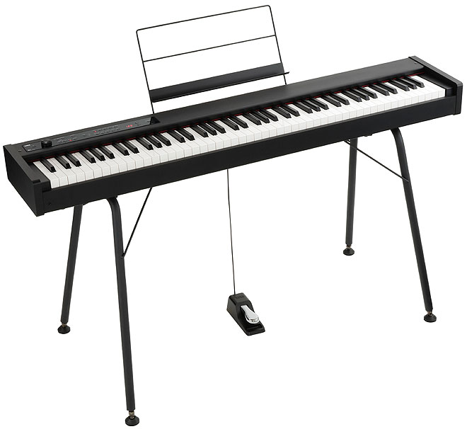 グランド・ピアノの弾き心地を奥行き26cmで実現、練習からライブまで使えるスリム・ピアノ「D1」 | BARKS