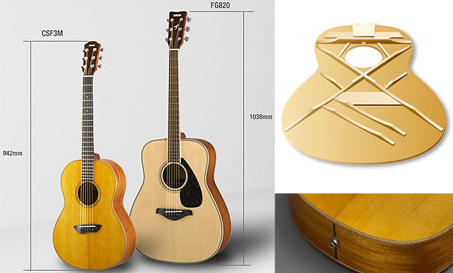 クラシックギターより一回り小さいサイズで豊かな響き、ヤマハ アコースティックギター「CSF1M」「CSF3M」 | BARKS