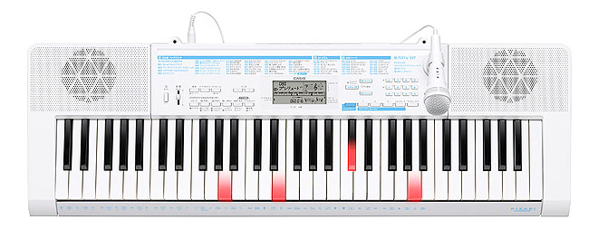 カシオからスマホと連携して曲が追加できる光ナビゲーションキーボード