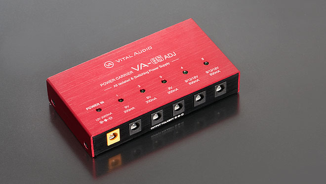 Vital Audio、コンパクトなエフェクトペダル用パワーサプライ「POWER 