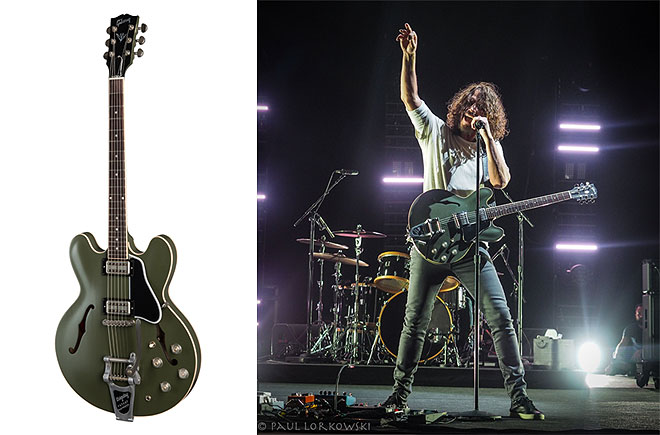 ギブソン サウンド ガーデンのクリス コーネル最新シグネイチャーモデル Gibson Chris Cornell Tribute Es 335 リリース Barks