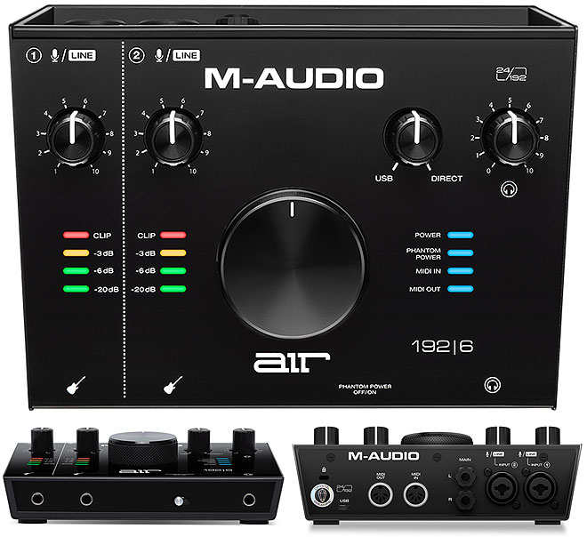 いいたしま M-Audio AIR 192 14 オーディオ・インターフェイス ：愛曲器バーゲンセンター インターフ
