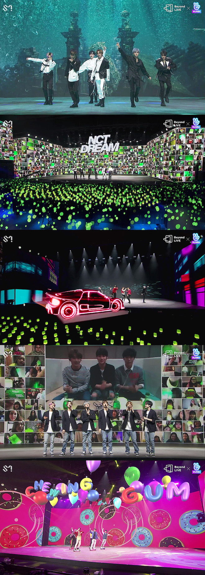 NCT DREAM、最新テクノロジーを駆使したオンラインコンサート＜Beyond LIVE＞開催 | BARKS