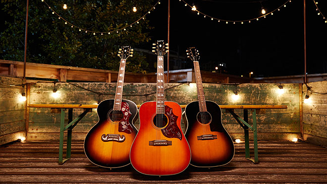 エピフォン“Inspired By Gibson”シリーズからギブソンのアコギをベースにした「ACOUSTIC COLLECTIONS」登場 |  BARKS