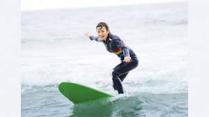 大島優子、Not yet新曲PVで初サーフィンに挑戦