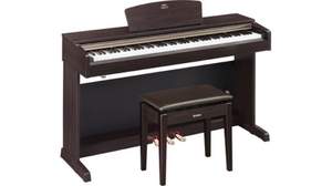 ヤマハ電子ピアノARIUSが木製高低自在椅子付属でさらに演奏しやすく「YDP-161J/161BJ/161CJ」