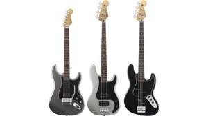 Fender、ブラックトップに新ラインナップ追加「Stratocaster HH Floyd Rose」「Precision Bass」「Jazz Bass」