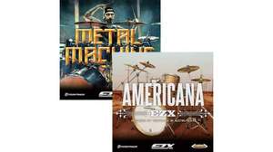 TOONTRACKのドラム拡張音源、ハードロック/メタル特化「EZX METAL MACHINE」＆自然なドラムサウンドの「EZX AMERICANA」ダウンロード販売開始