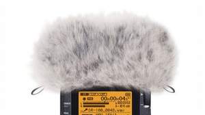 TASCAMからレコーダーDRシリーズ用ウィンドウスクリーン「WS-11」、防風効果の高い毛皮地風繊維を採用