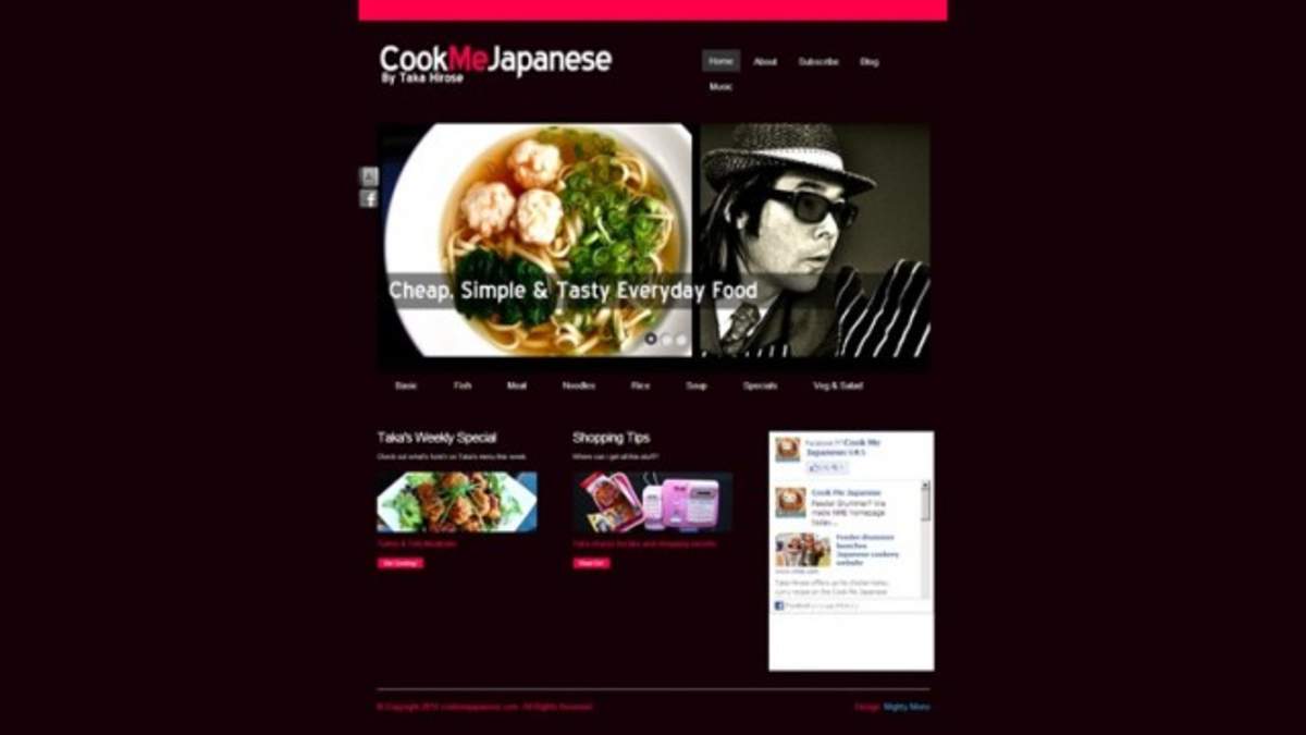 フィーダーのタカ 日本食のレシピ サイトを開設 Barks