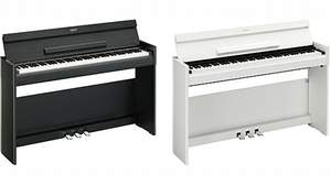 ヤマハ、コンサートグランドピアノの音とタッチを受け継ぐスリムモデルARIUS「YDP-S51B/S51WH」
