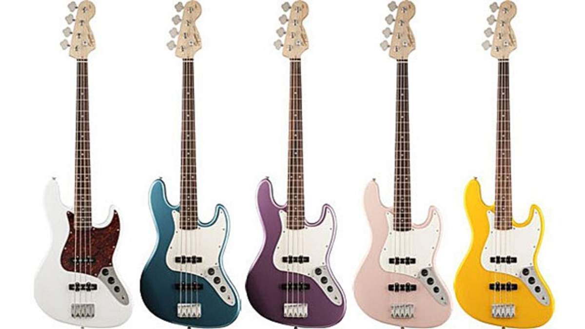 Squier by Fender、Jazz Bassの定番に国内限定の新色！「FSR Affinity