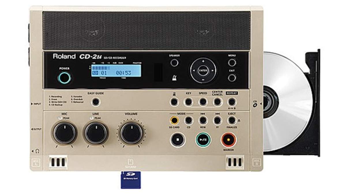 Roland SD/CD Recorder CD-2E 音楽用レコーダー - オーディオ機器