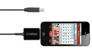 ヤマハ、USB搭載楽器をiPhone、iPadと接続できるUSB MIDIインターフェース「i-UX1」を発売