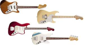 Fender Pawn Shop Seriesに2013年のニュー・ラインナップ登場、Super-Sonic、'70s Stratocaster Deluxe、Mustang Bassなど