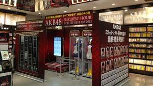 『AKB48 リクエストアワーセットリストベスト100 2013』ジャケットのエレベーター前で写真が撮れる企画