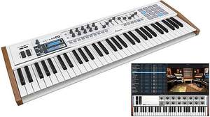 Arturiaから汎用MIDIキーボードとビンテージアナログソフトシンセとをセットにしたハイブリッドシンセ新モデル「KEYLAB」シリーズ登場