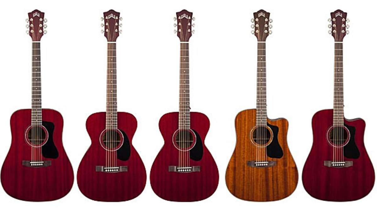 GUILDのGADシリーズ「D-125」＆「M-120」にCherry Redカラー追加、カッタウェイ＋PU搭載の「D-125CE」も登場 |  BARKS