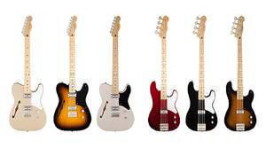 Fenderカブロニータ・シリーズにシンライン・テレキャスターとプレシジョン・ベースが追加