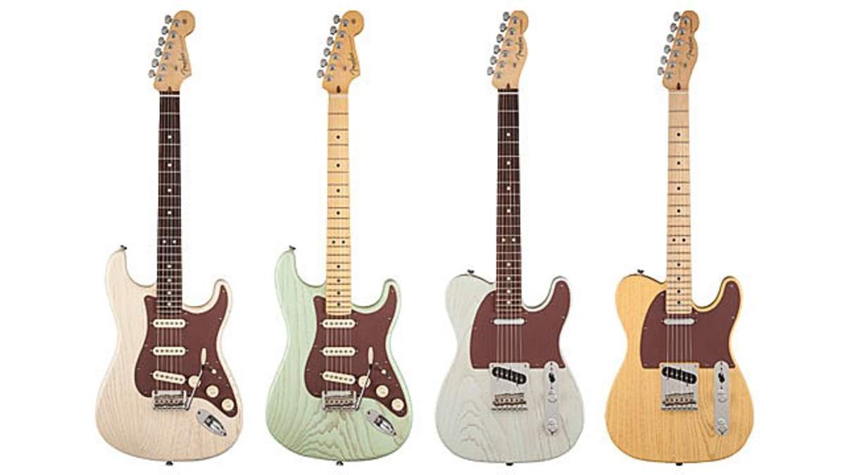 Fenderからアッシュ材の木目を活かした限定モデル「FSR American 