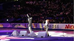 コブクロ、『2013 NHK杯フィギュア』にてソチオリンピックテーマ曲披露「まるで聖地で歌わせていただいたよう」
