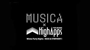 MUSICA×HighApps、＜～Winter Party Nights - ROCK & SYMPHONY！～＞にGOOD ON THE REEL、ceroの追加出演が決定