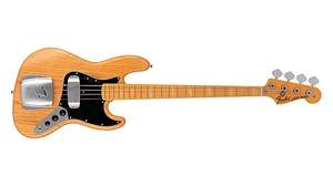 Fender、生産完了モデルが日本からのリクエストで復活「FSR American Vintage '75 Jazz Bass Aged Natural」