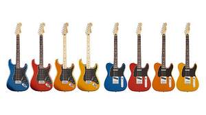 Fender、Standard Seriesに鮮やかなカラーリングのサテン・フィニッシュ・モデル登場「Fender Standard Satin」