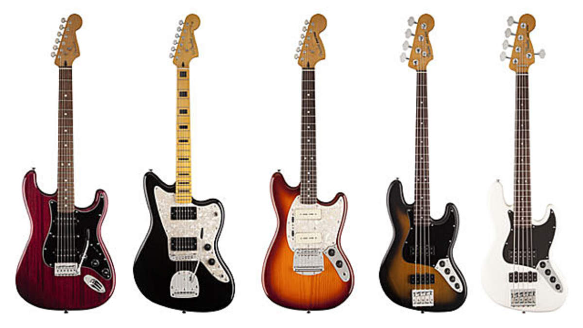 Fender、モダンスペックのModern PlayerシリーズにStratocaster HSH、Jazzmaster HH、Mustang、Jazz  Bass Satinが登場 | BARKS