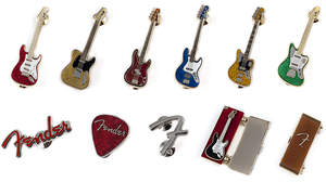 Fender Collectiblesからギター／ベースやロゴをデザインしたアクセサリーが登場