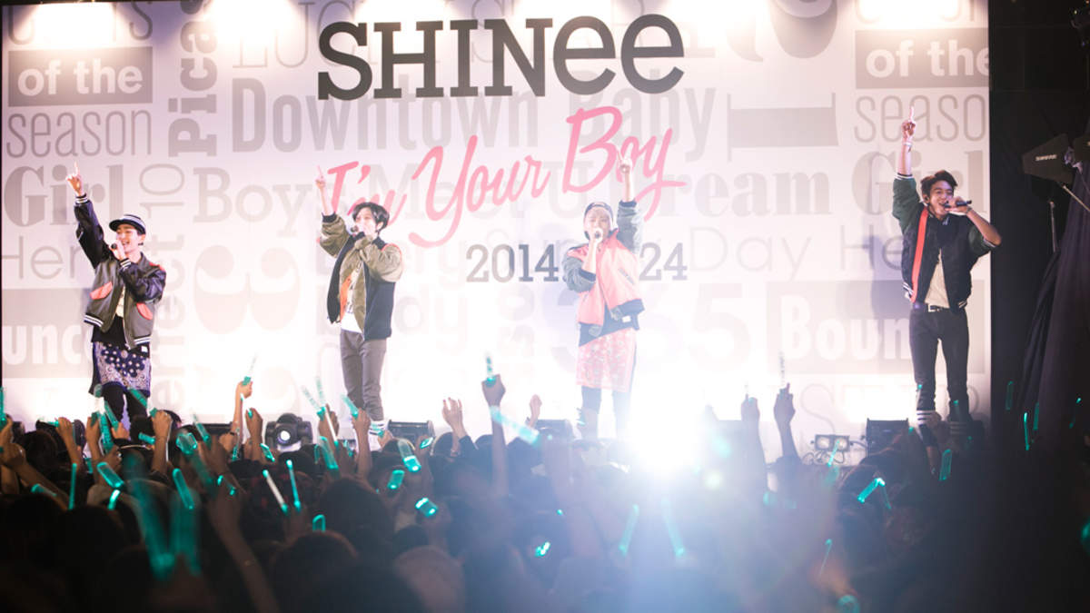 イベントレポート】SHINee、新作『I'm Your Boy』リリースイベントでファンに愛の告白 | BARKS