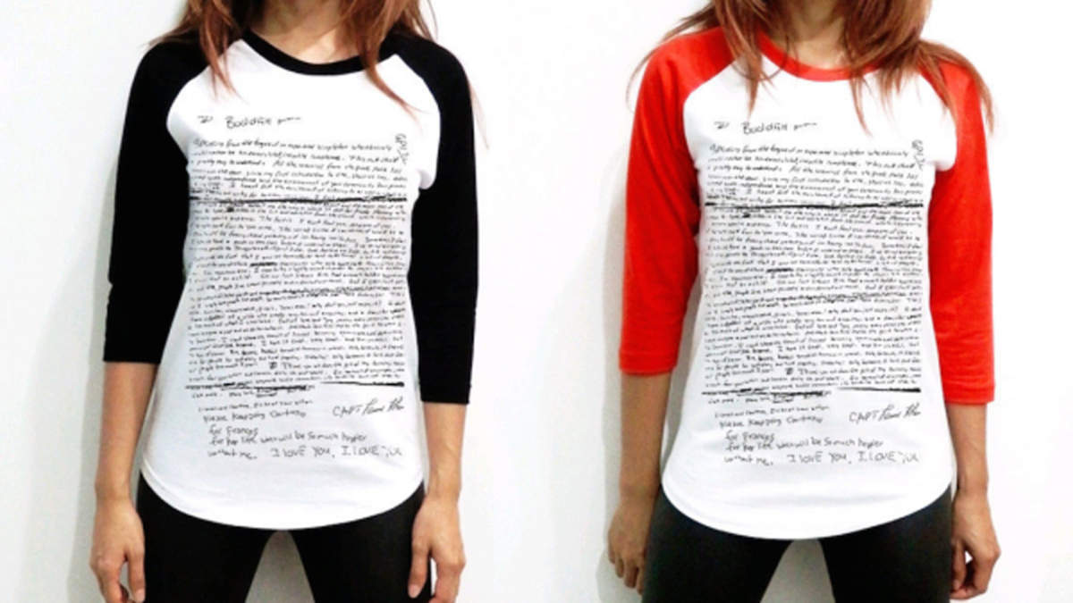 カート・コバーンの遺書Tシャツ、苦情殺到で販売中止 | BARKS