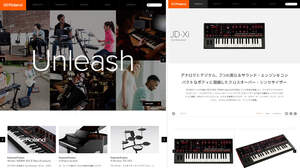 ローランドがウェブサイトを全面的にリニューアル、スマートフォンにも最適化
