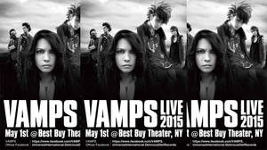 VAMPS、5月にニューヨーク公演＜VAMPS LIVE 2015 NY＞開催