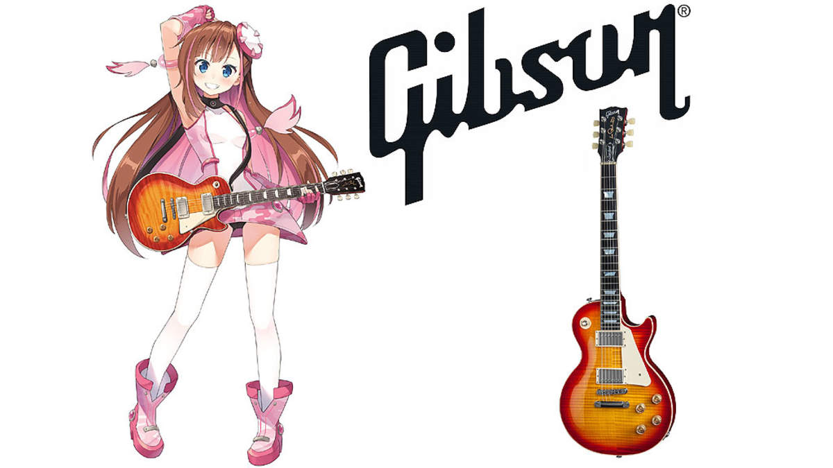 魔法少女オーバーエイジ と世界的ギターブランド ギブソン のコラボ