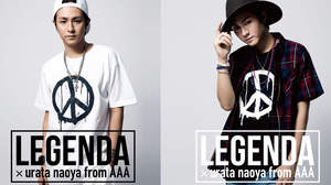 urata naoya from AAA × LEGENDAコラボTシャツ、ラフォーレ原宿リミテッドショップで販売