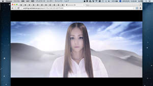 世界初、安室奈美恵がGoogle Chromeの拡張機能を使ったミュージックビデオ
