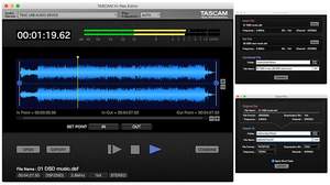 TASCAMのハイレゾ対応波形編集ソフト「TASCAM Hi-Res Editor」の待望のMac版が無料配信スタート