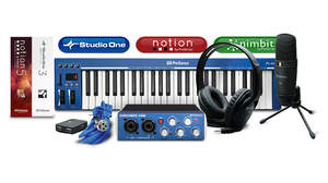 PreSonusからDAW＆楽譜制作ソフト、インターフェイス、鍵盤、マイク、ヘッドホンをセットにしたDTMパッケージ「Music Creation Suite」登場